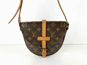 【STK4893】 LOUIS VUITTON ルイヴィトン モノグラム シャンティPM ショルダーバック 斜め掛け クロスボディ ブラウン系 MI0950 バック