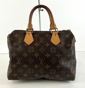 【SR304】 LOUIS VUITTON ルイヴィトン モノグラム スピーディ25 ハンドバック ミニボストンバック 手持ちカバン SP0072 ブラウン系 カデナ