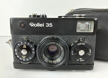 【HK5638】 Rollei35 ローライ フィルムカメラ Tessar3,5/40 Made by Rollei レンズ 目測式 ソフトケース付き_画像1