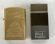 【HM1206】 ライターおまとめ5個セット BlackImpact YVESSANTLAURENT ZIPPO など 喫煙具 喫煙グッズ _画像2