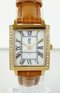 [HM1219] RobertadiCamerino Roberta di Camerino Qz quartz RC-8855 M-8599 lady's wristwatch φ51.9~φ39.2