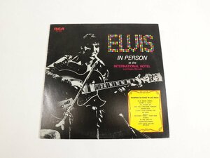 LP Elvis Presley / Elvis In Person At The International Hotel Las Vegas, Nevada / RPL-3503 / レコード