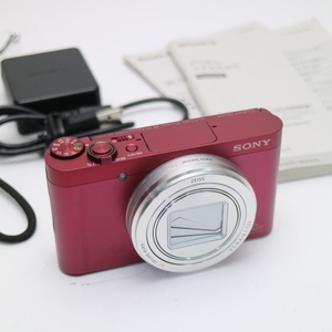 新品同様 DSC-WX500 レッド即日発送 コンデジ SONY Cyber-shot 本体 あすつく 土日祝発送OK