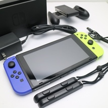 超美品 Nintendo Switch ネオンブルーネオンイエロー即日発送 あすつく 土日祝発送OK_画像1