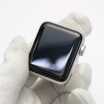 美品 Apple Watch series3 38mm GPSモデル シルバー 即日発送 Apple 中古 あすつく 土日祝発送OK_画像3