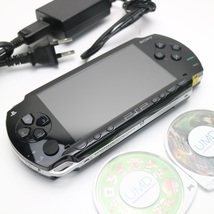 美品 PSP-1000 ブラック 即日発送 game SONY PlayStation Portable 本体 あすつく 土日祝発送OK_画像1