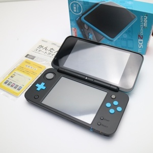  super-beauty goods NEW Nintendo 2DS LL black × turquoise same day shipping 2DS NINTENDO body .... Saturday, Sunday and public holidays shipping OK