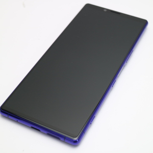 超美品 SO-03L Xperia 1 パープル スマホ 本体 白ロム 中古 あすつく 土日祝発送OK SIMロック解除済み