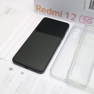 新品同様 SIMフリー Redmi 12 5G 128GB ミッドナイトブラック スマホ Xiaomi 即日発送 あすつく 土日祝発送OK