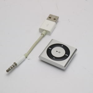 超美品 iPod shuffle 第4世代 シルバー 即日発送 オーディオプレイヤー Apple 本体 あすつく 土日祝発送OK