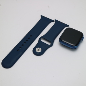 美品 Apple Watch Series7 45mm GPS ブルー 本体 即日発送 土日祝発送OK あすつく