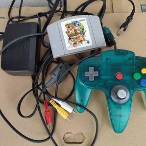 N64 ニンテンドウ64 動作品 クリアブルー の画像2