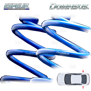 ESPELIR エスペリア ダウンサス (リア) bB QNC20/QNC21 K3-VE/3SZ-VE H17/12～H28/7 2WD車 (EST-2451R