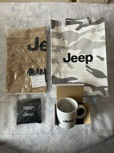 【非売品】新品未使用　jeep マグカップ　タオル　　エコバッグ　売り切り　カー用品　雑貨　オリジナル