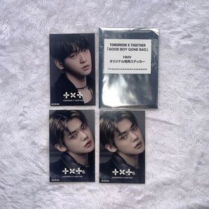 TXT HMV オリジナル特典ステッカー スビン ヨンジュン TOMORROWXTOGETHER 「GOODBOYGONEBAD」