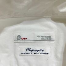 301 Maker's Shirt 鎌倉 メーカーズシャツ カマクラ ピンタック プリーツ 長袖 シャツ Xinjiang100 サイズ9 ドレスシャツ 日本製 40514Y_画像3