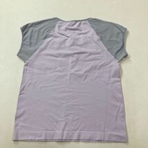 234 Patagonia パタゴニア ストレッチ 半袖 Tシャツ ヨガ　スポーツ　トレーニング レディース フィットネス パープル 40521AAK_画像3