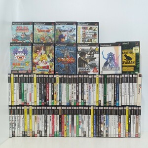 2 PS2ゲームソフト [ジャンク] まとめ☆1円〜PlayStation プレステ2 名作 115本 約18.4㎏　グランドセフトオート/ドラクエ天空の花嫁/ 他