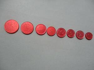  Showa Retro товар Tachibana кондитерские изделия. "солнечный круг" карамель. дополнение. pra монета ( сейчас Германия )