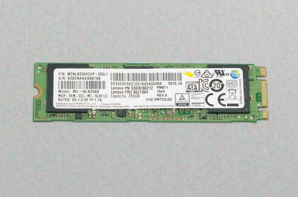 ☆SAMSUNG M.2 SSD 256GB/MZNLN256HCHP-000L1/MZ-NLN2560[922]