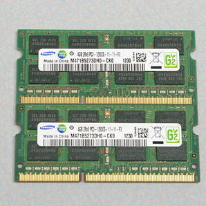 ☆SAMSUNG　メモリー　4GB×2枚/PC3-12800S/DDR3-1600[821]