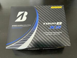 【2024年モデル】ゴルフボール TOUR B XS パールホワイト 1ダース