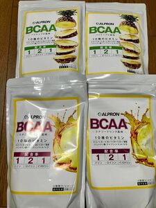 BCAA エナジードリンク、パイナップル風味 840g 4個