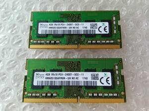 DDR4 4GB 2 sheets 2400 SODIMM