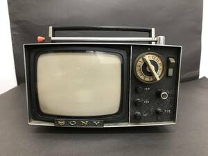 Y91 ジャンク品 SONY ソニー TRANSISTOR TELEVISION RECEIVER 持ち運び テレビ 昭和レトロ アンティーク