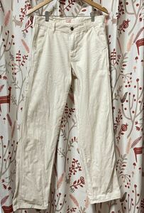 Leepe Inter распорка Denim джинсы "теплый" белый слоновая кость kinali сделано в Японии M