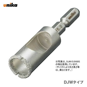 〈ユニカ〉　充電ダイヤコアビット　DJW12.0X60S