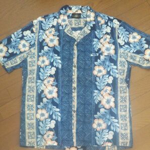 メンズ★アロハシャツ／ハワイ製★Lサイズ