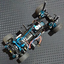 TAMIYA M05 Ra 純正アルミオプションパーツ付きカスタム サーボ モーター アンプ付 タミヤ 1/12 ラリー FFシャーシ_画像10