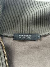 【柔らかな肌触り】 Burberry BLACK label バーバリーブラックミリタリーニットブルゾン 【1スタ】【1円スタート】【1〜】【1円出品】古着_画像4