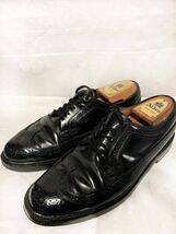 超希少 FLORSHEIM IMPERIAL KENMOOR 92612 BLACK CORDOVAN フローシャイム インペリアル 60sロングウイングチップ コードバン ヴィンテージ_画像2