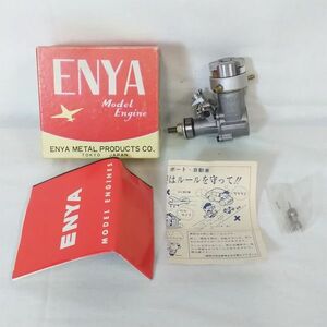 04828 【ジャンク扱い】 ENYA 19 Ⅴ TV 水冷 模型用エンジン 動作未確認 塩谷製作所 エンヤ ラジコン MODEL ENGINE 飛行機 部品 パーツ