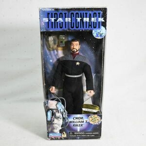 03086 [ unopened * long-term keeping goods ] STAR TREK COMMANDER WILLIAM T. RIKER Star Trek William *T* Leica - figure abroad toy 