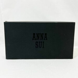 03825[ used ]ANNA SUI Anna Sui vanity case box only black long wallet for exterior box empty box black color H12×W22.1×D4.3 cm