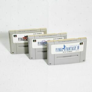 02317 【中古SFCソフト】 SFC SNES ファイナルファンタジーIV・V・VI 3本セット レトロゲーム RPG FF4 FF5 FF6 箱なし