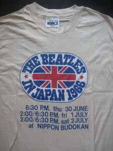 未使用IN　JAPAN　1966（日本公演）THE　BEATLES　Tシャツ/ビートルズ