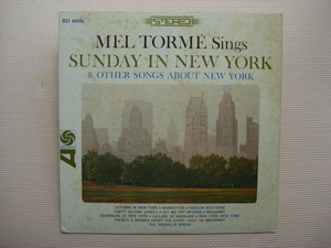 ＊【LP】MEL TORME／Sunday In New York（SD8091）（日本盤）