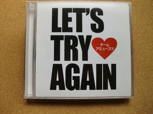 ＊【CD+DVD】チーム アミューズ!!／LET'S TRY AGAIN（ASCM-6092）（日本盤）ステッカー付