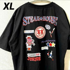 【新品】ステーキハウス88 Tシャツ 沖縄　LL 企業Tシャツ