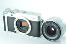 富士フイルム X-A7 ミラーレス一眼カメラ XC15-45mm F3.5-5.6 OIS PZレンズ付 シルバー_画像2