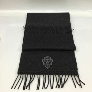 c8[ including in a package possible ]Gucci Gucci muffler cashmere muffler man and woman use black ash Italy made 