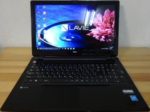 NEC ノートパソコン LAVIE Note Standard PC-NS150DAB/Cele 3215U 1.7GHz/4GB/1000GB/中古特価良品