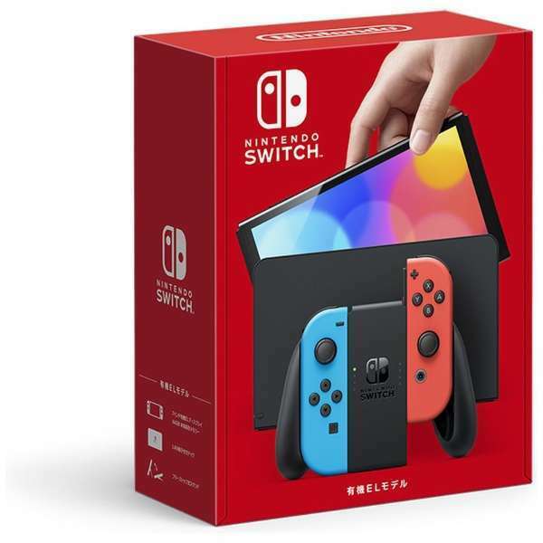 即決・送料無料・早い者勝ち★Nintendo Switch（有機ELモデル） Joy-Con(L) ネオンブルー/(R) ネオンレッド★新品未使用品、領収証あり