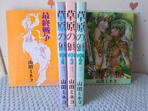 山田ミネコ 最終戦争 ハルマゲドンシリーズ/草原の狼 ステッペンウルフ 神聖都市伝説/闇雨月 ７冊セット 東京三世社/白泉社 大判コミック