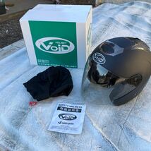 VOID Tー386 XL(61ー62cm) MATTE BLACK 元箱　袋付き　ジェットヘルメット インナーサンシェード付き_画像1