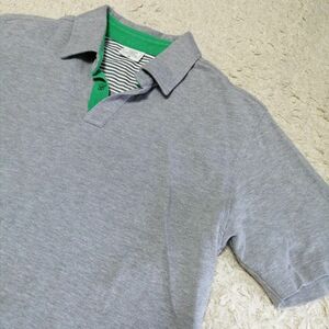 ★グリーンレーベルリラクシング★シンプルレトロ デザインポロ 半袖 良品 半袖ポロシャツ